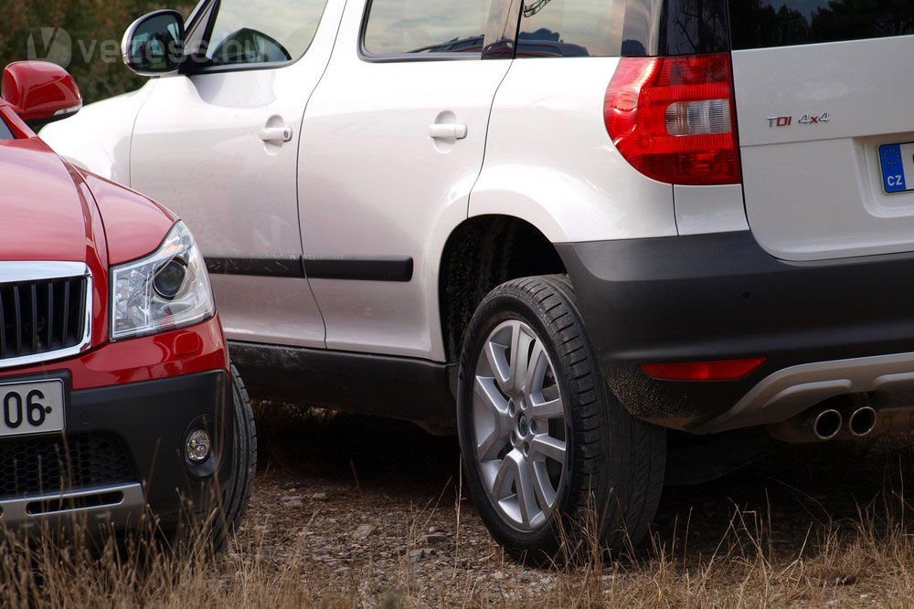 215/60R16 a Yeti 4x4 legkisebb kerékmérete