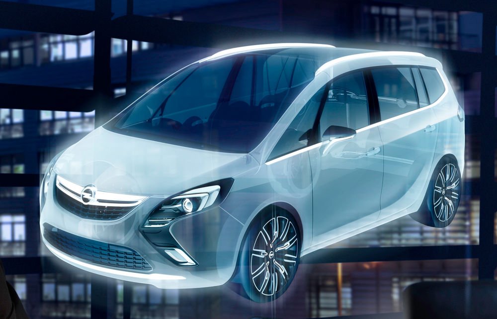 Hologramként érkezett az új Opel Zafira 8