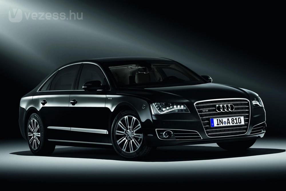 Az Audi A8 L Security változata kifejezetten közjogi méltóságok és államfők részére készült.