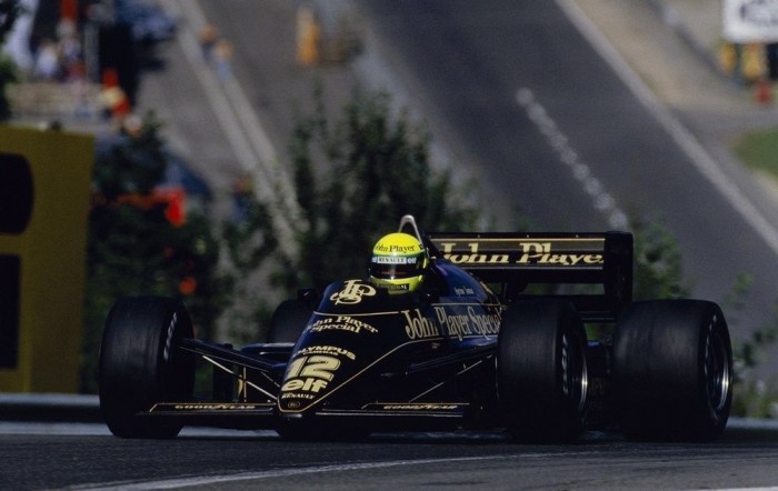 Senna és a Lotus nyerte az elhalasztott Belga GP-t 1985-ben