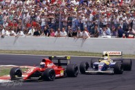 Prost a győzelemért meccselt Mansell-lel az 1991-es Francia Nagydíjon