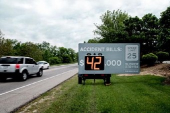 Érdekes megoldás traffipax helyett