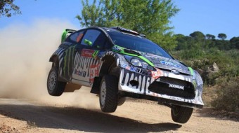 Ken Block a verseny előtt lezúzta autóját - videó