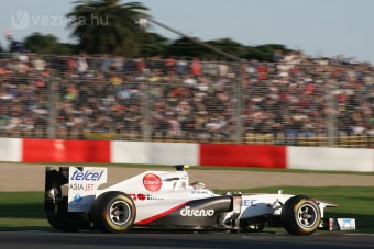 F1: Gumidöbbenet Melbourne-ben