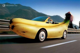 Banánból, ananászból a jövő autója