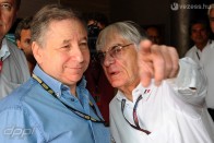 Jean Todt FIA-elnök és Bernie Ecclestone