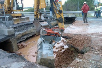 Autópálya-javítás rekordidő alatt