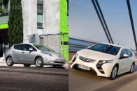 Nemrég vezettük a Nissan LEAF-et, megnéztük az Opel Amperát és elbeszélgetünk az autó fejlesztését irányító Frank Weberrel. Adta magát, hogy összehasonlítsuk a két villanyautót, amelyek koncepciója merőben eltérő