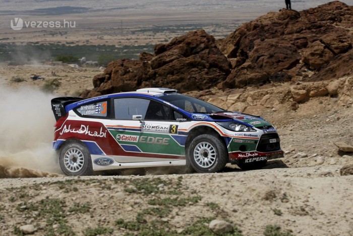 Solberg a leggyorsabb a Jordán-rali előtt 2 Solberg a leggyorsabb a Jordán-rali előtt 2