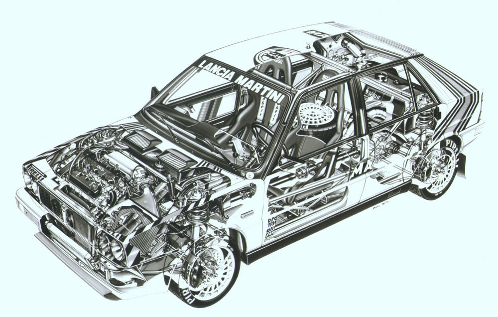 Lancia Delta Integrale rally