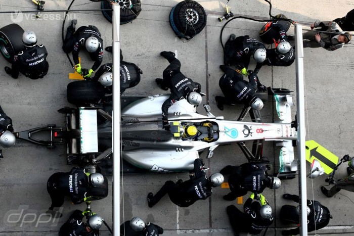 F1: A bokszban a Merci a leggyorsabb