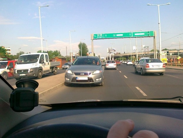 Forgalommal szemben az Üllői úton