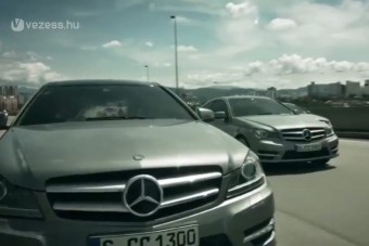 Bankrablással reklámoz a Mercedes