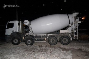 Lopott betonmixert talált a rendőrség