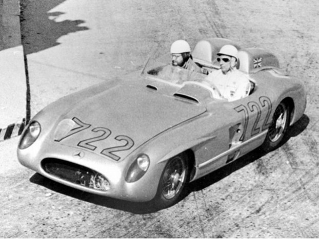 Az 1955-ös győztes Moss-Jenkinson kettős és a Mercedes 300 SLR rekordja máig áll