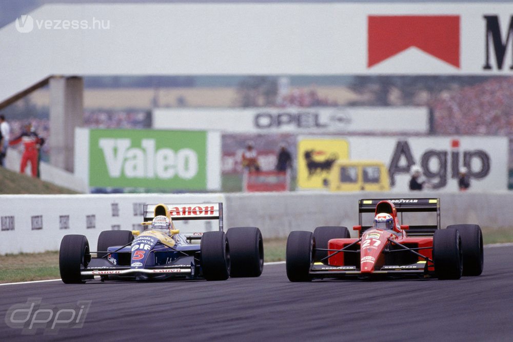 Mansell kétszer előzte meg Prostot, mindkétszer ugyanabban a kanyarban