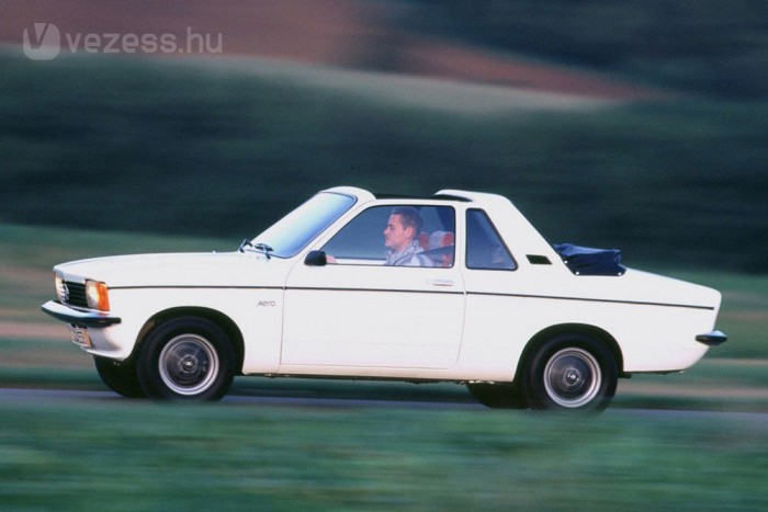 A Kadett búcsúja 5 Ritka a Kadett Aero, amelynek oka lehet a magas ár. A VW 1303 Cabroiolet 3000 márkával kevesebbe került