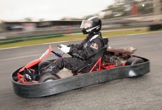 Gokarttal az F1 Magyar Nagydíjra