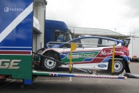 A Fiesta WRC kisebb, mint a Focus WRC, ennek örülnek a logisztikusok