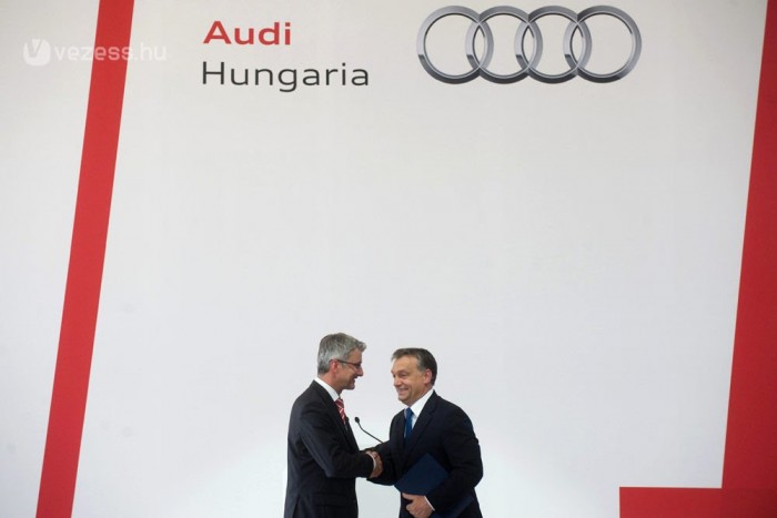 Letették az új Audi-gyár alapkövét Győrben 6 Letették az új Audi-gyár alapkövét Győrben 6