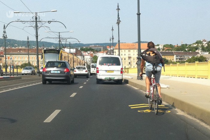Nagyvárosban biciklizni egészségtelen