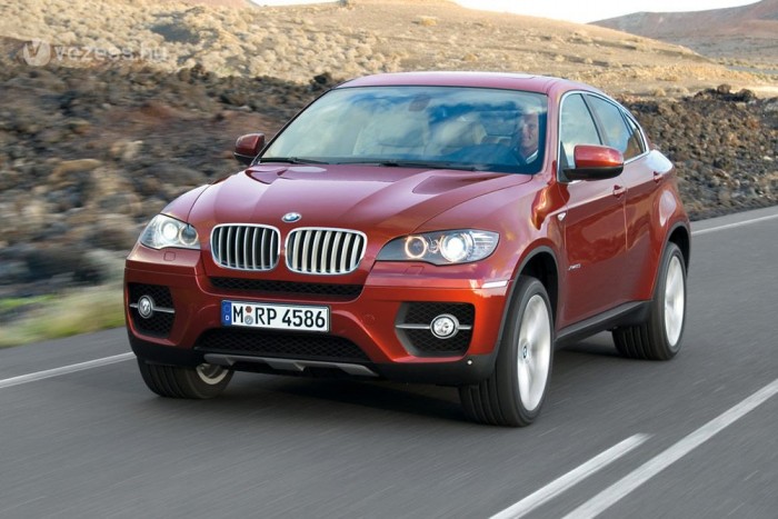 Az X6 és a légbeömlői