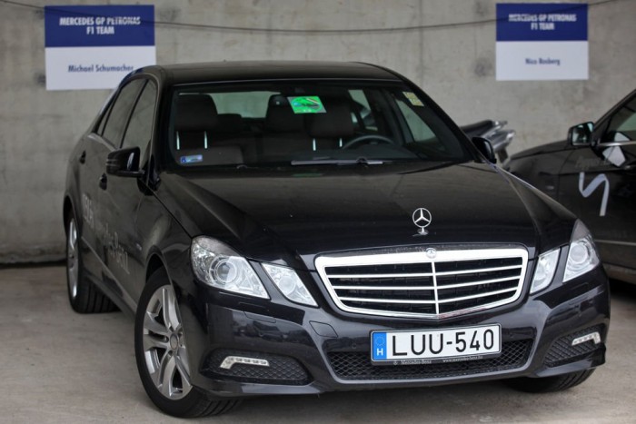 Schumacher az egyik kivétel, aki tolatva állt be