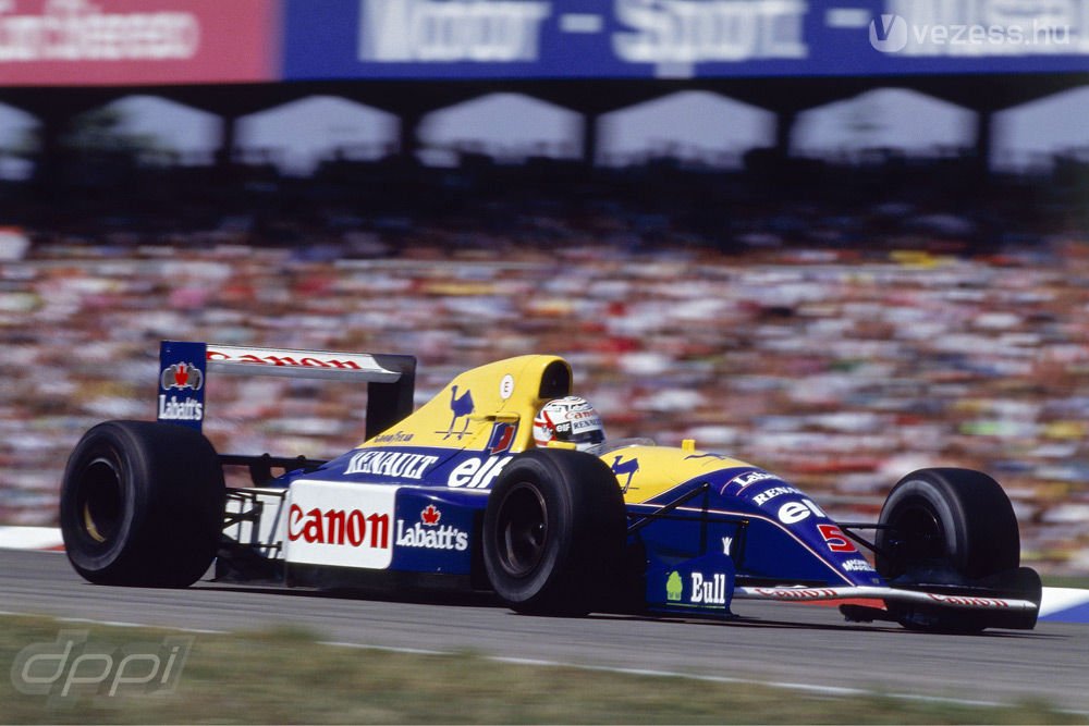 Nigel Mansell szerezte a Renault első vb-címét a V10-es korszakban (1992)