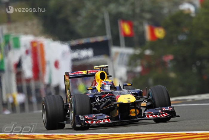 F1: Webber az élen Spában 6
