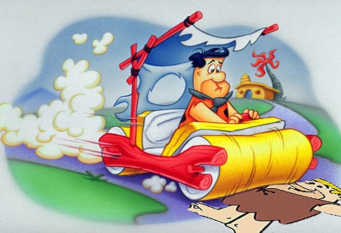 Lábfék Flintstone Frédi módra!