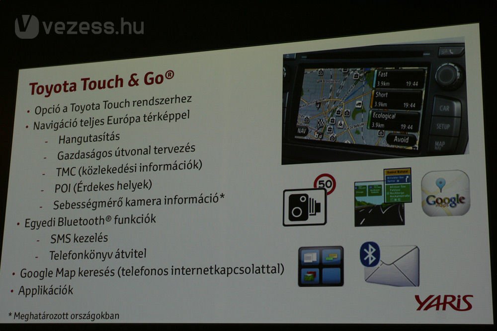 Google-keresést ígér a Toyota Touch-Go navigációsrendszer