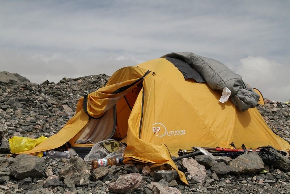 Alig vagyunk pár száz méterrel alacsonyabban a Mont Blanc csúcsánál