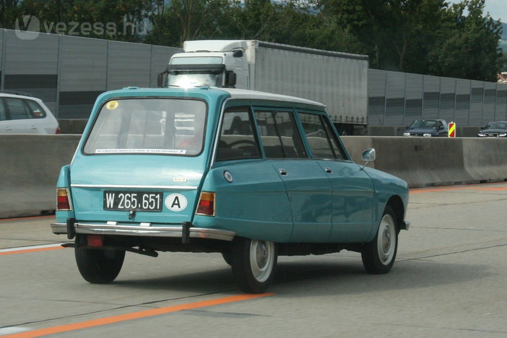 Kifelé láttuk ezt a Citroën Ami6 kombit