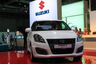 A Suzuki standján az egyetlen újdonság a 136 lóerős Swift Sport