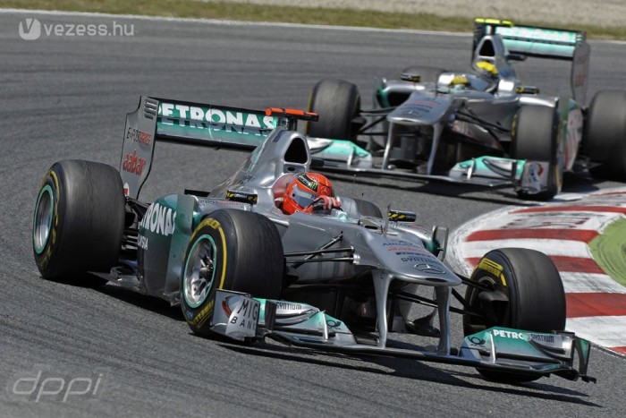 F1: Rosberg megtartaná Schumachert