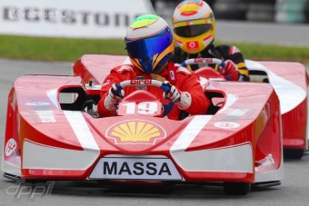 F1: Sztárdömping Massa gokartbuliján
