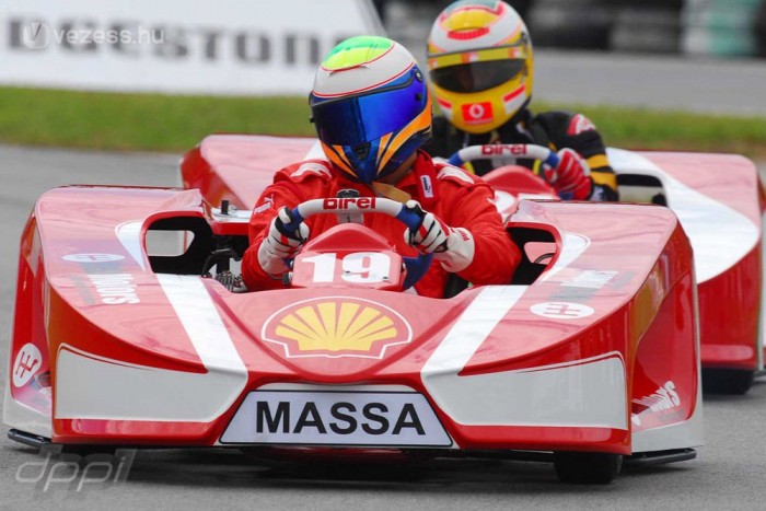 F1: Sztárdömping Massa gokartbuliján