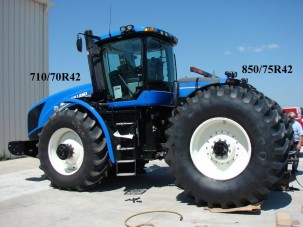 500 kilós gumival a földeken