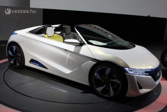 Villanyroadster Honda módra