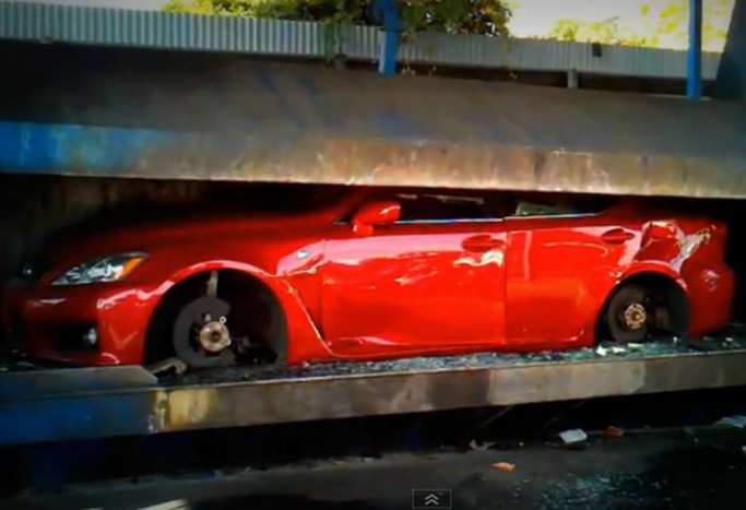 Présben végezte a törvénysértő Lexus