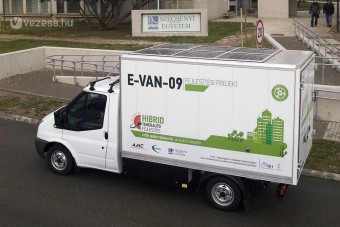 Teherautó magyar hibrid-hajtással