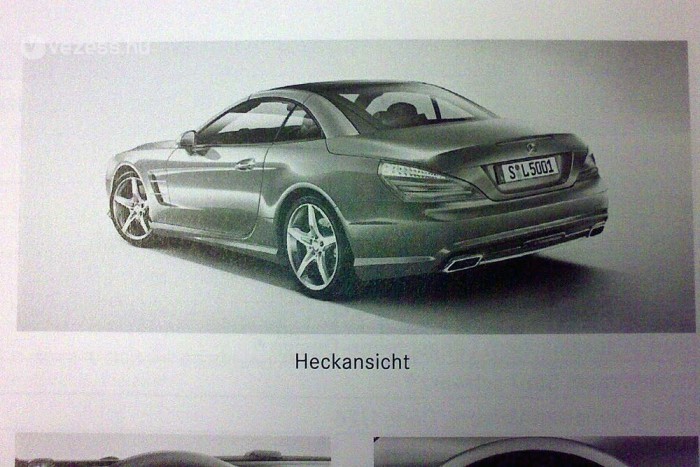 Kiszivárgott az új Merci roadster 5 Kiszivárgott az új Merci roadster 5