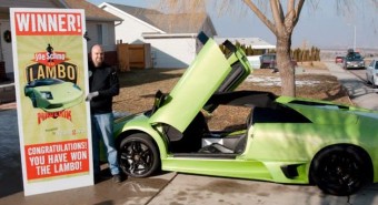 Összetörte frissen nyert Lamborghinijét