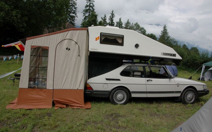 Toppola, azaz a Finnországban készült lakófelépítmény Saab 99-hez és OG 900-hoz