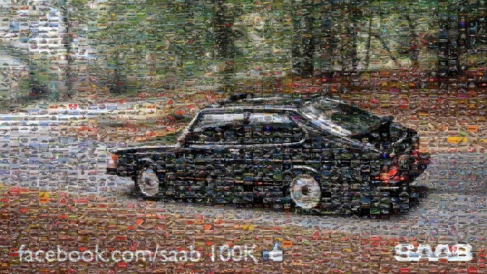 Megvan a 100 000 lájkoló. Autófotókból készült a mozaik