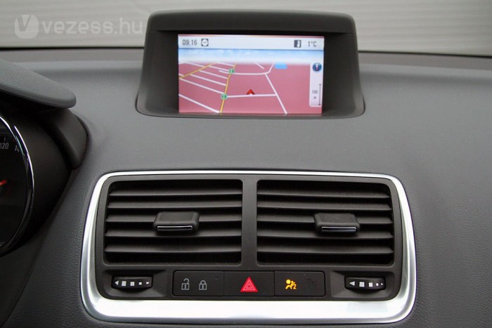 Jó helyre került a navigációs képernyő