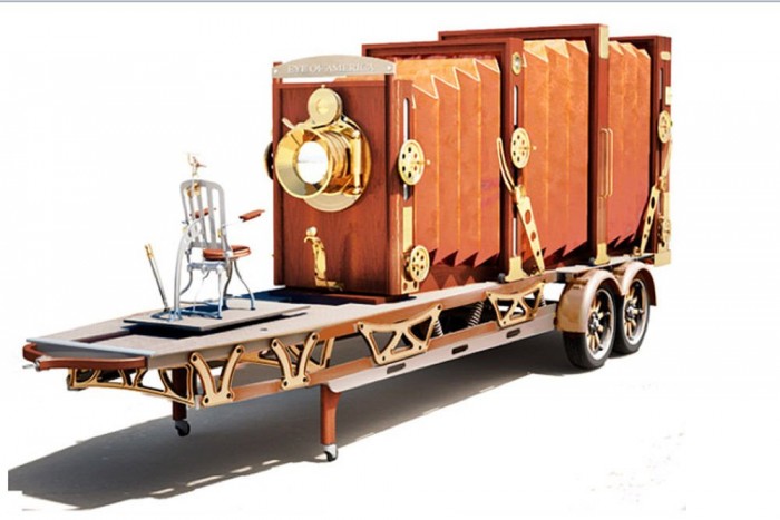 Fényképez a pótkocsi