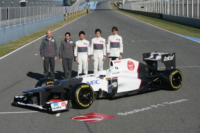 F1: Beszürkült az új Sauber 6