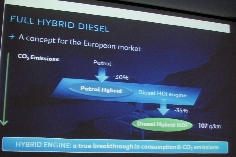 A dízel kábé annyira takarékos, mint a benzines hibrid, a dízel hibrid pedig még egyharmaddal kevesebbet eszik a Peugeot szerint. Egyelőre nem ezt láttuk