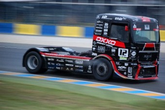 Magyarok gyári támogatással a kamion Eb-n